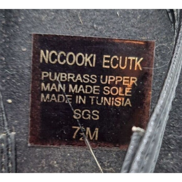 Nccooki Ecutk Retro African Style Exotic Brass Trim Flip Flops/ Thongs Size 7.5 - Picture 8 of 8